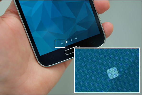 کیفیت صفحه نمایش galaxy s5